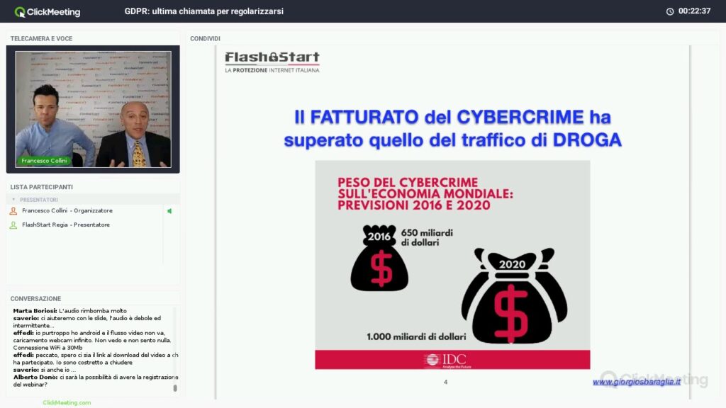 GDPR: ultima chiamata prima dell'entrata in vigore!