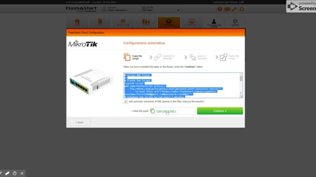 Mikrotik 23 second activation wizard
