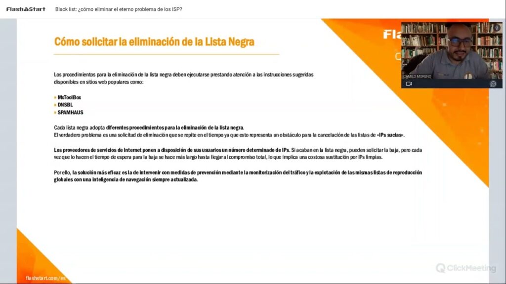 Webinar Black list: cómo eliminar el eterno problema de los ISP