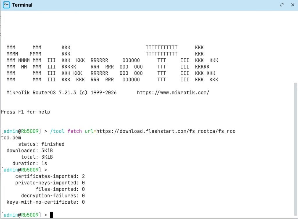 MikroTik Dual WAN: Keep FlashStart DNS Filtering Active When Your Internet Connection Switches